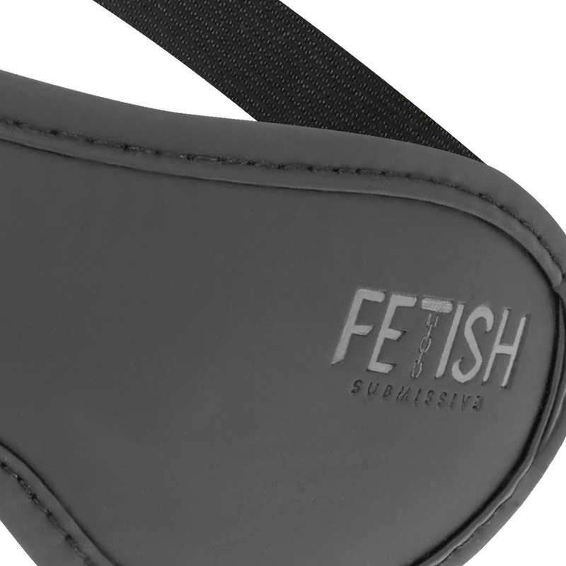 FETISH SUBMISSIVE - Maske i vegansk skinn II med neoprenfôr