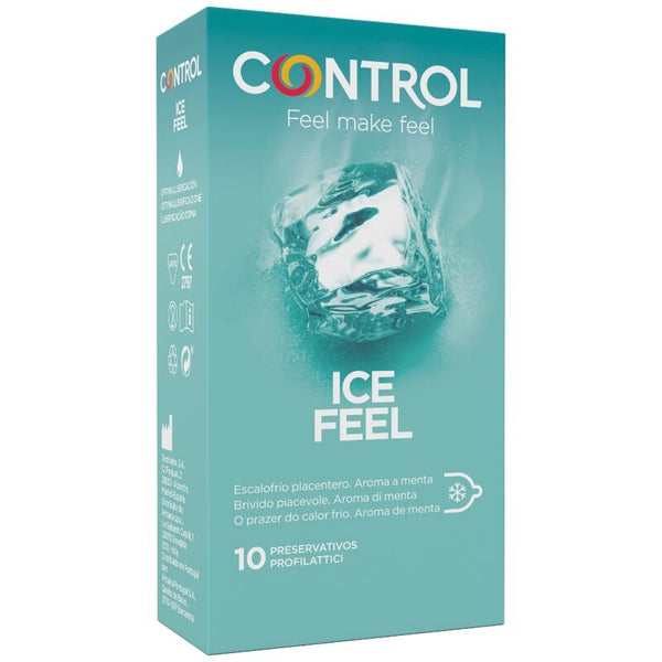 CONTROL - Ice Feel Cool Tynne Kondomer 10 stk