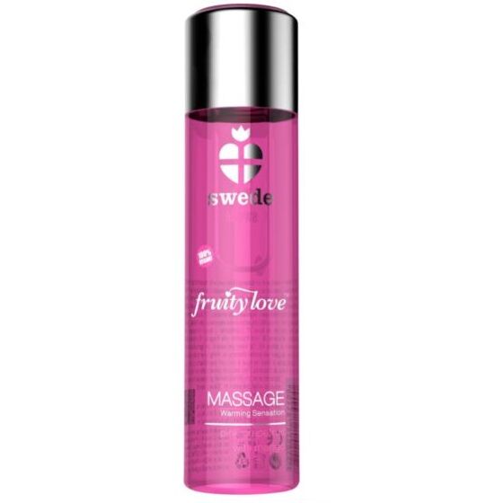 SWEDE - Fruity Love Massasjeolje med varmeeffekt Rosa grapefrukt med mango 60 ml