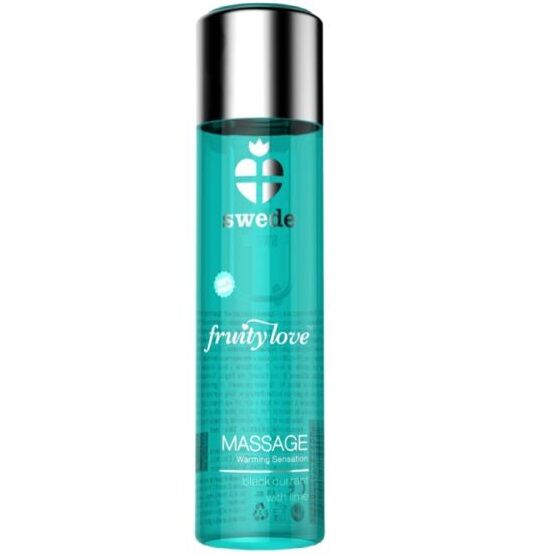 SWEDE - Fruity Love Varmende massasjeolje Solbær & lime 60 ml