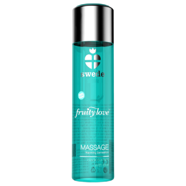 SWEDE - Fruity Love massasjeolje med varmeeffekt Solbær og lime 120 ml