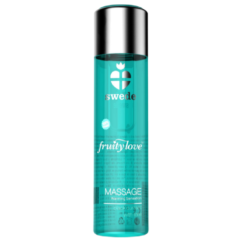 SWEDE - Fruity Love massasjeolje med varmeeffekt Solbær og lime 120 ml