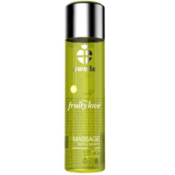 SWEDE - Fruity Love varmende massasjeolje Vanilje og gullpære 60 ml