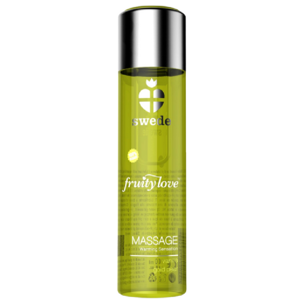 SWEDE - Fruity Love Massasjeolje med varmeeffekt Vanilje og gullpære 120 ml