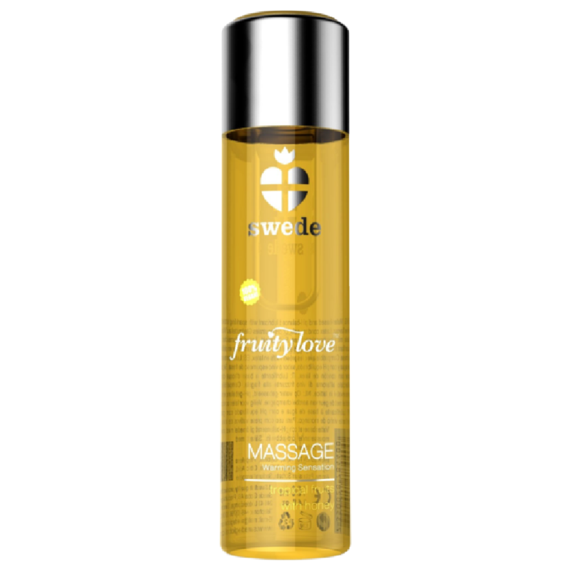 SWEDE - Fruity Love varmende massasjeolje Tropisk frukt med honning 120 ml