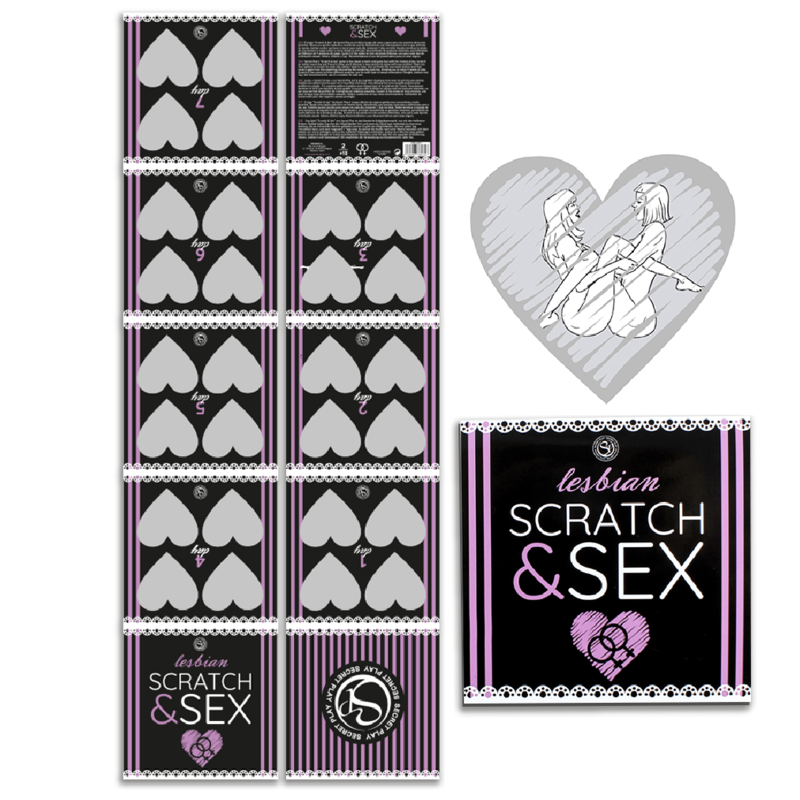 SECRETPLAY - Scratch & Sex Skrapespill for Lesbiske Par (ES/EN/FR/PT/DE)
