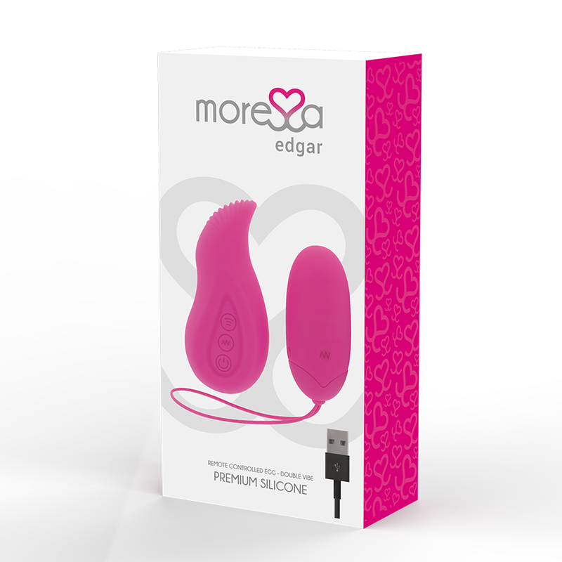 MORESSA - Edgar Klitorisstimulator + Egg med Fjernkontroll