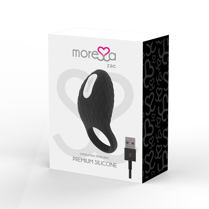 MORESSA - Zac Oppladbar Vibrerende Penisring