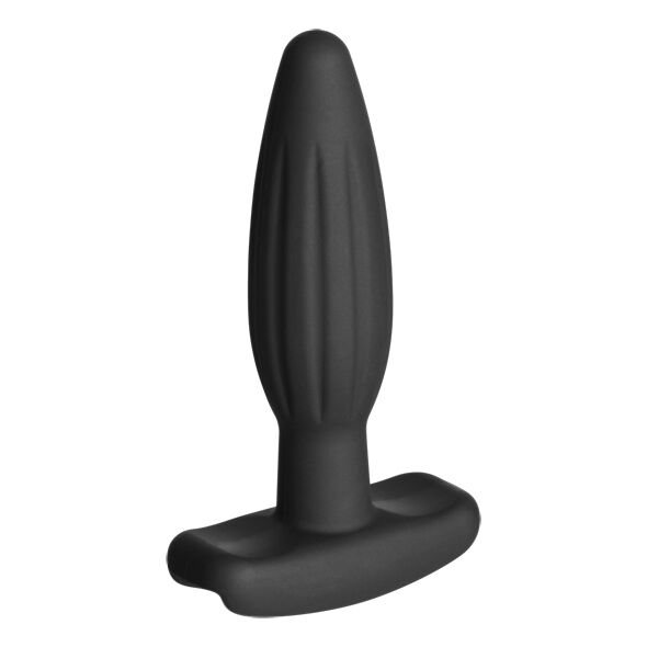 ELECTRASTIM - Silicone Noir Rocker Elektro Analplugg Small