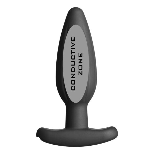 ELECTRASTIM - Silicone Noir Rocker Elektro Analplugg Medium