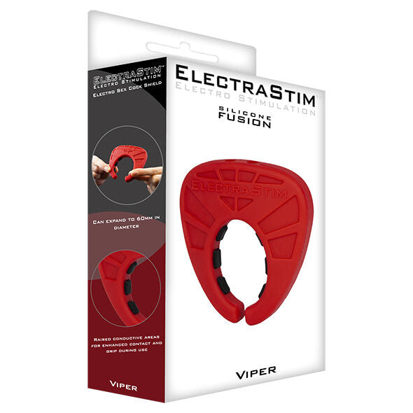 ELECTRASTIM - Silicone Fusion Viper Elektro Penisskjold