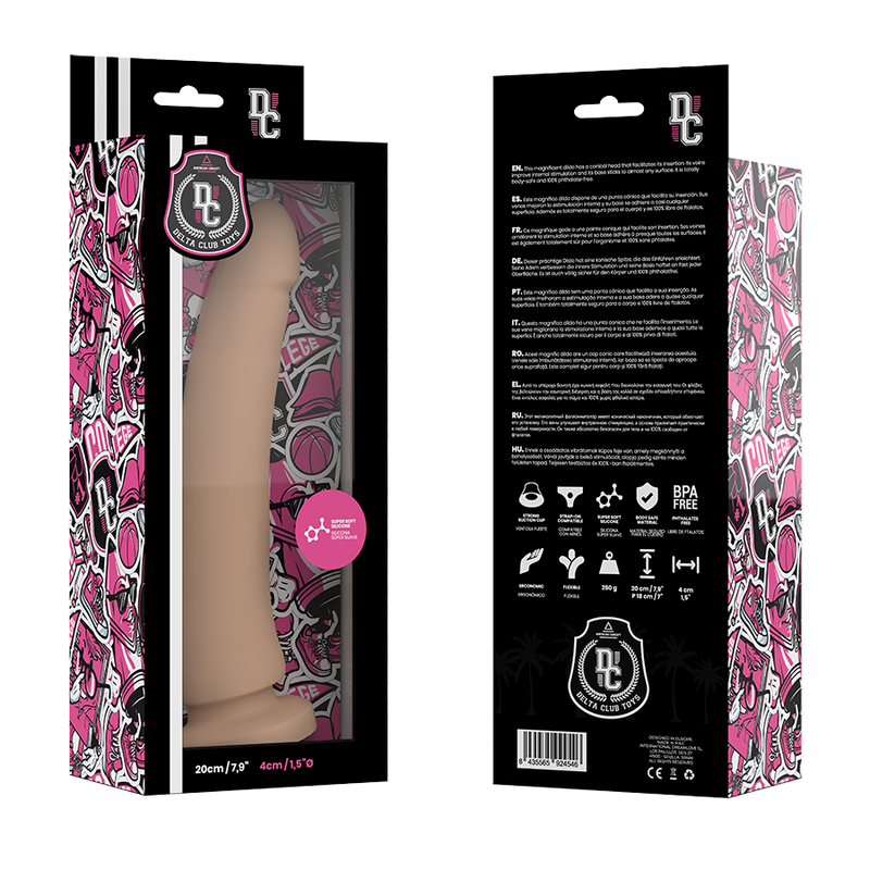DELTA CLUB - Silikondildo Naturlig 20 cm