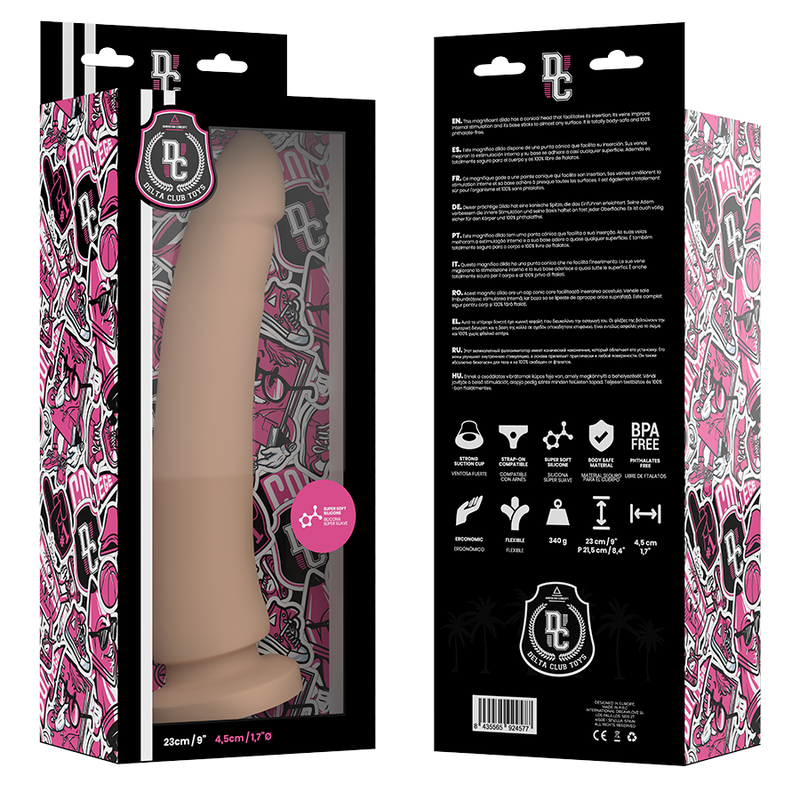 DELTA CLUB - Silikondildo Naturlig 23 cm