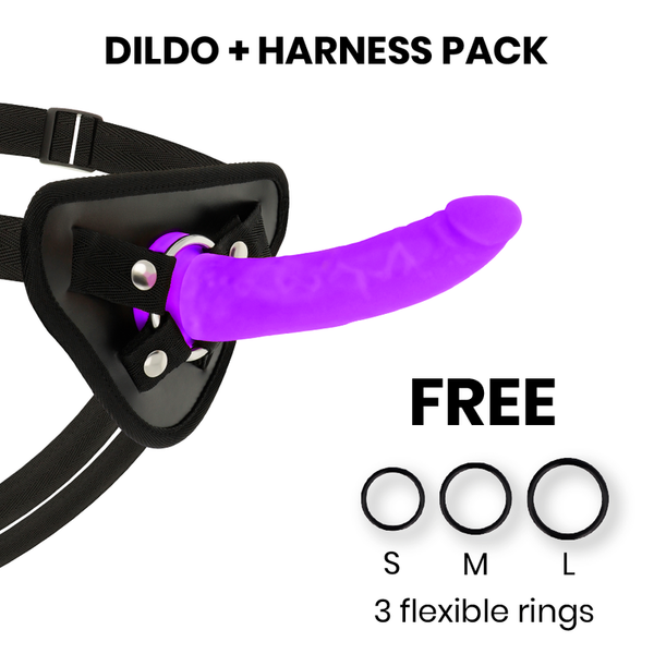 DELTA CLUB - Strap-on-sett 17 cm