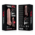 VIRILXL - V9 Penissleeve i flytende silikon Natur