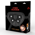 CYBER SILICOCK - Strap-on-harness med 3 ringer
