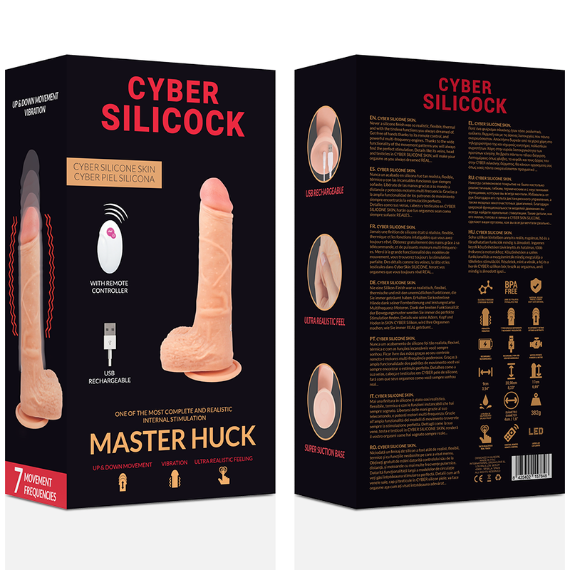 CYBER SILICOCK - Huck Vibrator 20,9 cm