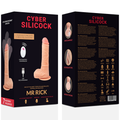 CYBER SILICOCK - Mr Rick Realistisk Vibrator med Fjernkontroll 20,9 cm