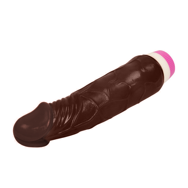 BAILE - Waves of Pleasure Realistisk vibrator 19,5 cm Brun