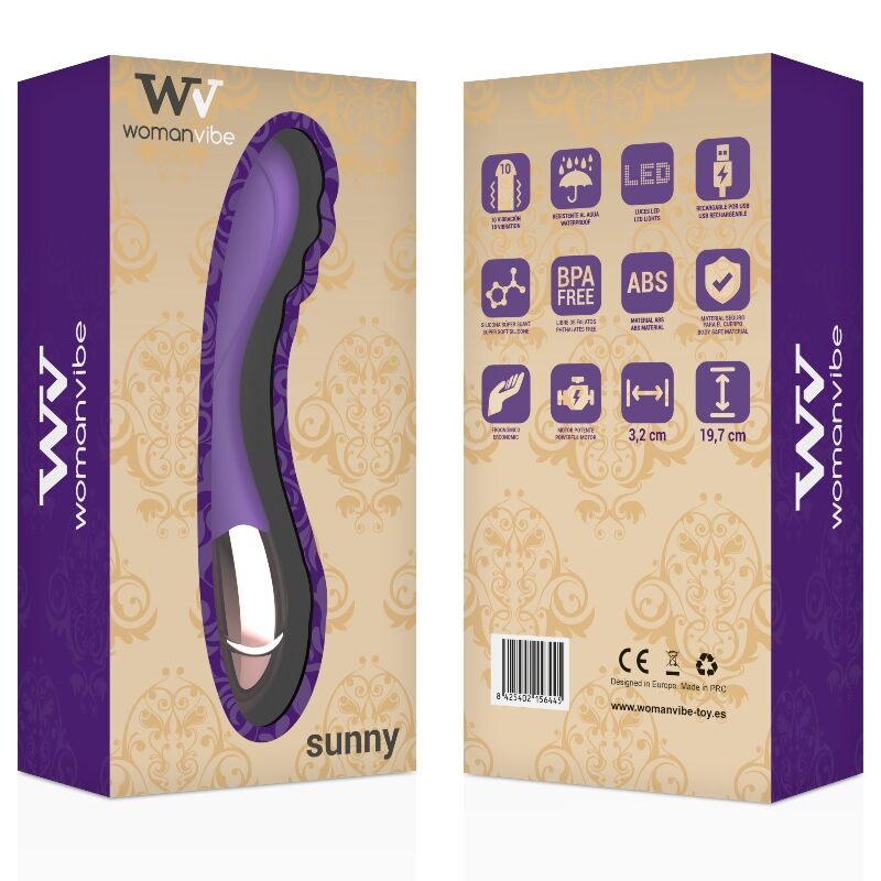 WOMANVIBE - Sunny Oppladbar G-punktvibrator i Silikon
