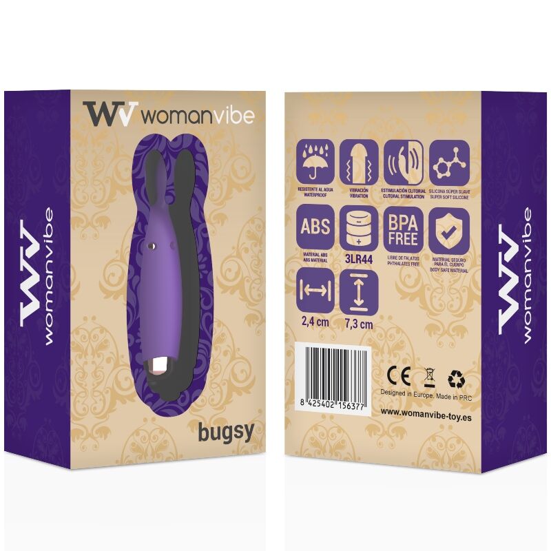 WOMANVIBE - Bugsy Klitorisstimulator i Silikon