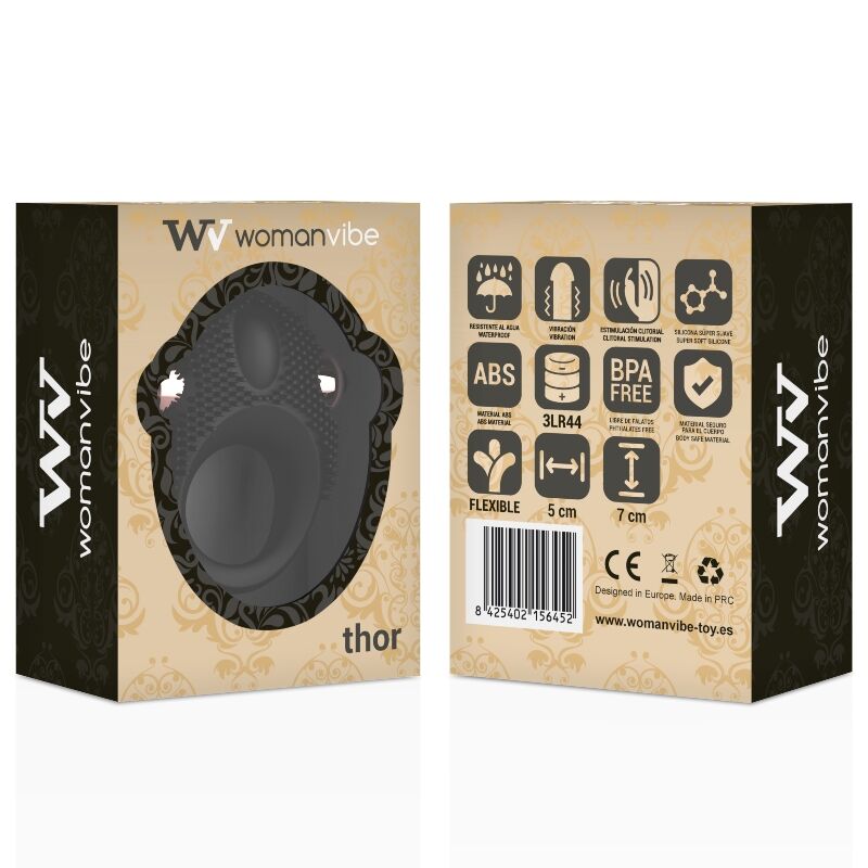 WOMANVIBE - Thor Vibrerende Penisring i Silikon