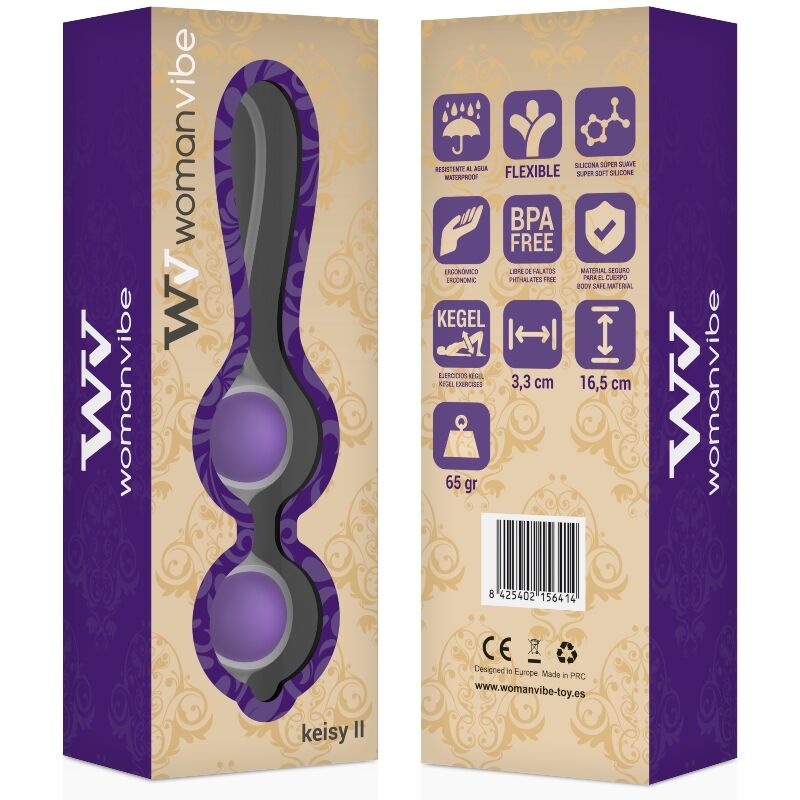 WOMANVIBE - Keisy II Silikon Knipekuler