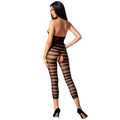 PASSION - Bodystocking med åpen skritt Sort