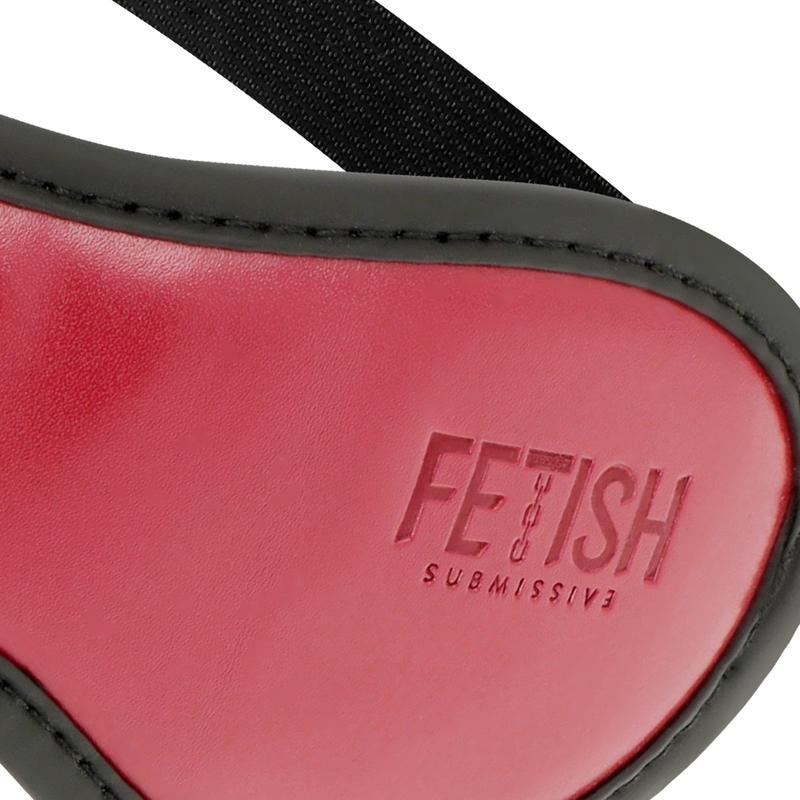 FETISH SUBMISSIVE DARK ROOM - Øyemaske i Vegansk Skinn med Neopren