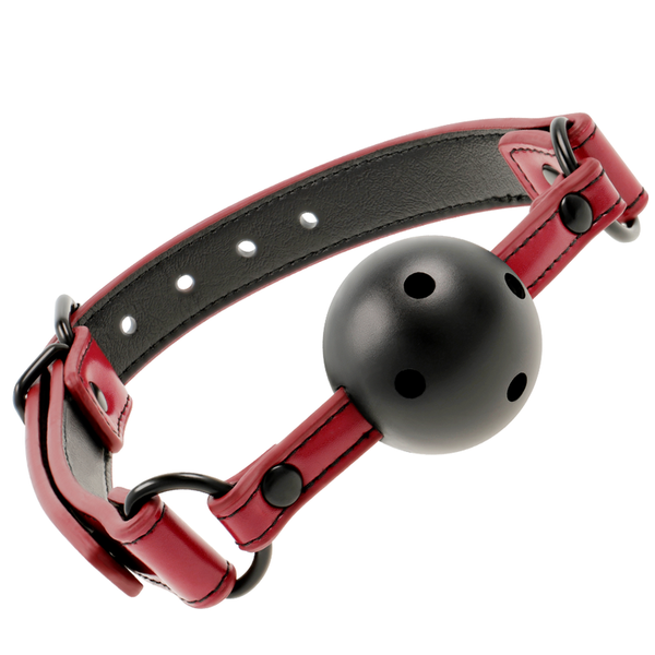 FETISH SUBMISSIVE DARK ROOM - Pustende Ball-gag