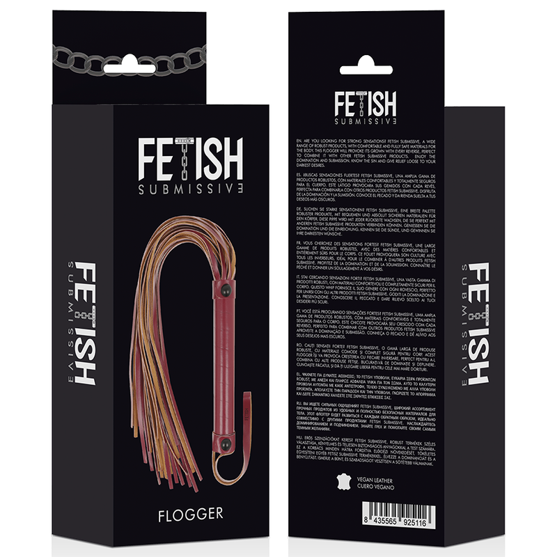 FETISH SUBMISSIVE DARK ROOM - Vegansk skinn Pisk