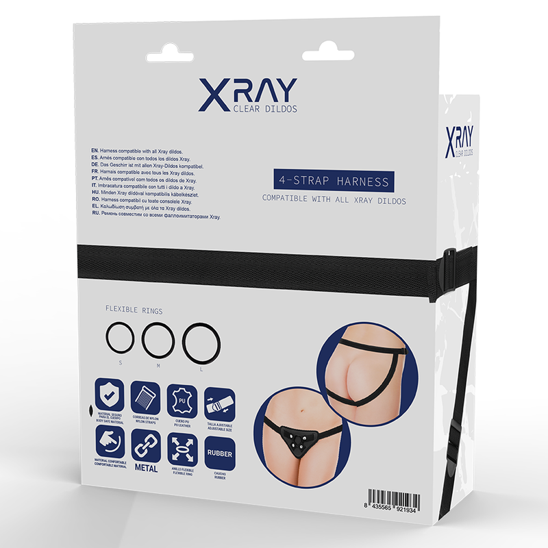 X RAY - Harness med silikonringer