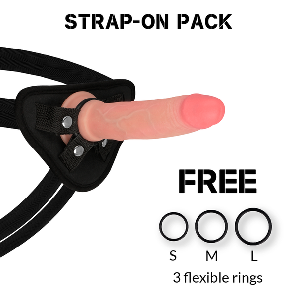 ROCKARMY - Avenger Strap-on-sett 19 cm