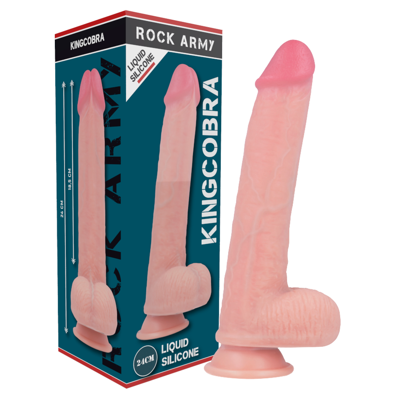 ROCKARMY - Kingcobra Strap-on-sett 24 cm