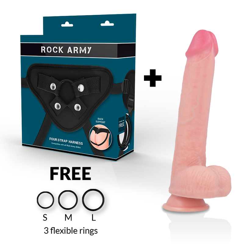 ROCKARMY - Kingcobra Strap-on-sett 24 cm