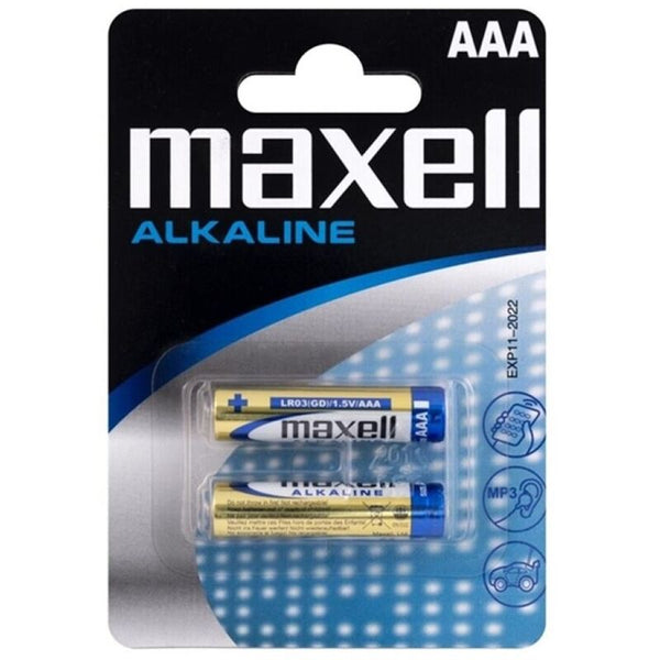 MAXELL - AAA Alkalisk Batteri 2-pk