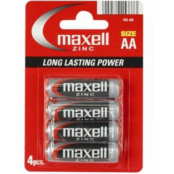 MAXELL - AA Salt Batteri 4-pk