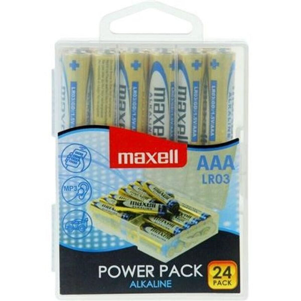 MAXELL - AAA Alkalisk Batteri 24-pk