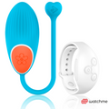 WEARWATCH - Vibratoregg med WatchMe-fjernkontroll Blå/Niveo