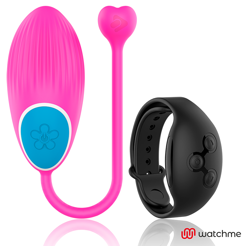 WEARWATCH - Vibratoregg med WatchMe-fjernkontroll Fuchsia/Jet
