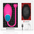 WEARWATCH - Vibratoregg med WatchMe-fjernkontroll Fuchsia/Jet