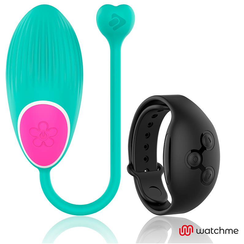 WEARWATCH - Vibratoregg med WatchMe-fjernkontroll Sjøvann/Jet