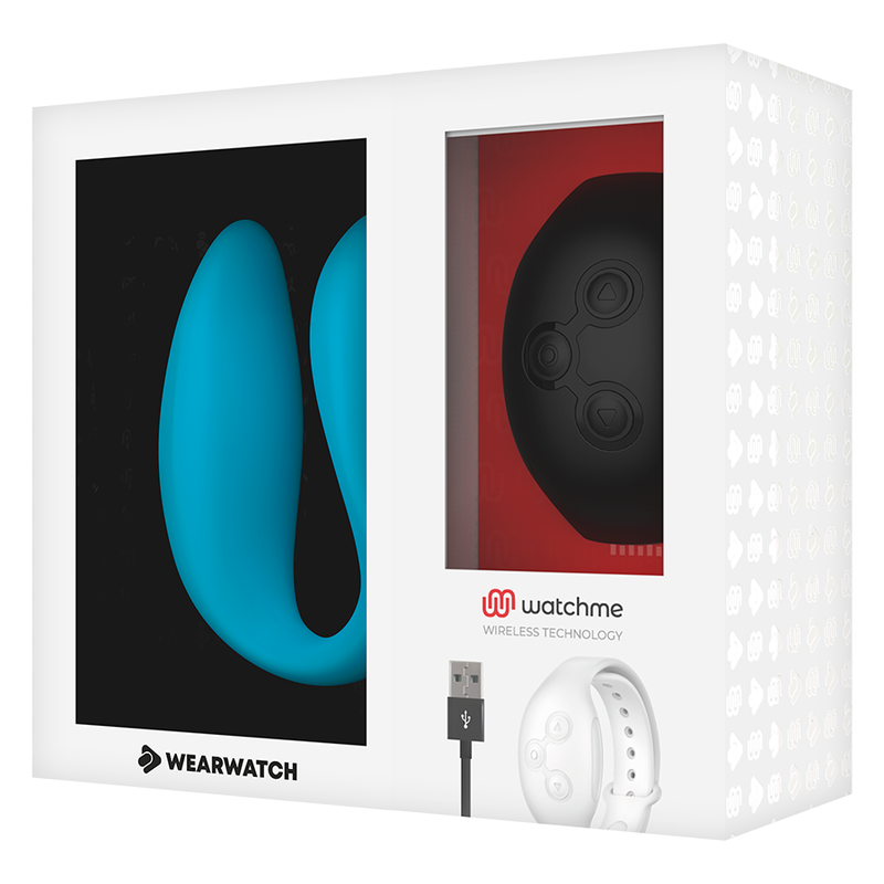 WEARWATCH - Dual Parvibrator med WatchMe Indigo/Jet