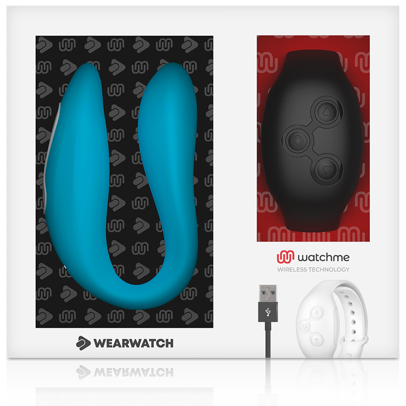 WEARWATCH - Dual Parvibrator med WatchMe Indigo/Jet