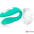 WEARWATCH - Dual Technology Watchme Fjernstyrt vibrator-egg Sjøvann/Snø