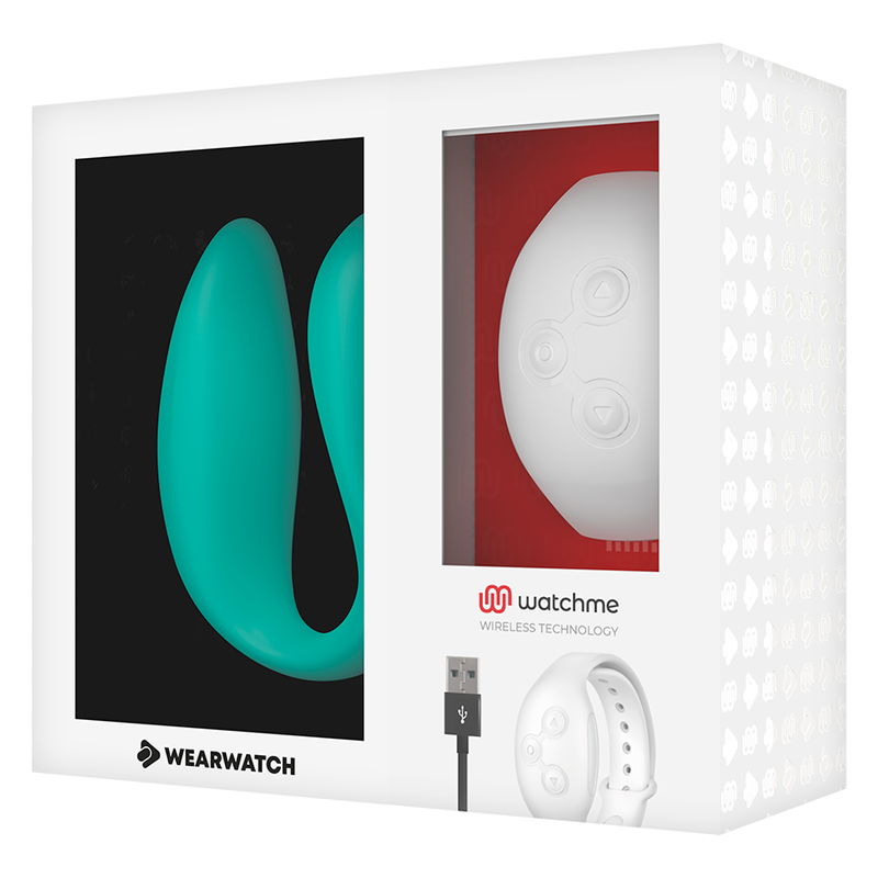 WEARWATCH - Dual Technology Watchme Fjernstyrt vibrator-egg Sjøvann/Snø