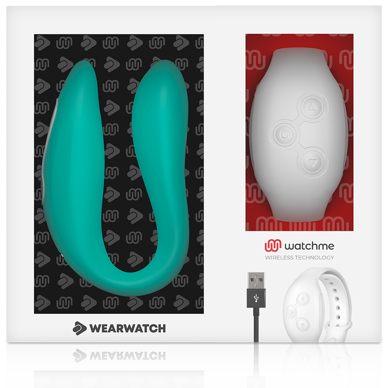 WEARWATCH - Dual Technology Watchme Fjernstyrt vibrator-egg Sjøvann/Snø