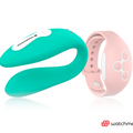 WEARWATCH - Dual Parvibrator med WatchMe Sjøvann/Rosa