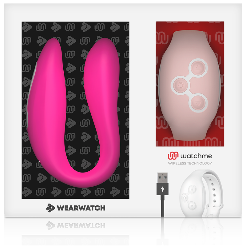 WEARWATCH - Dual Parvibrator med WatchMe-fjernkontroll