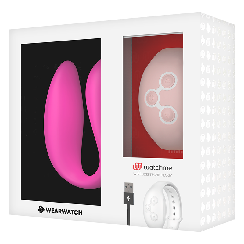 WEARWATCH - Dual Parvibrator med WatchMe-fjernkontroll